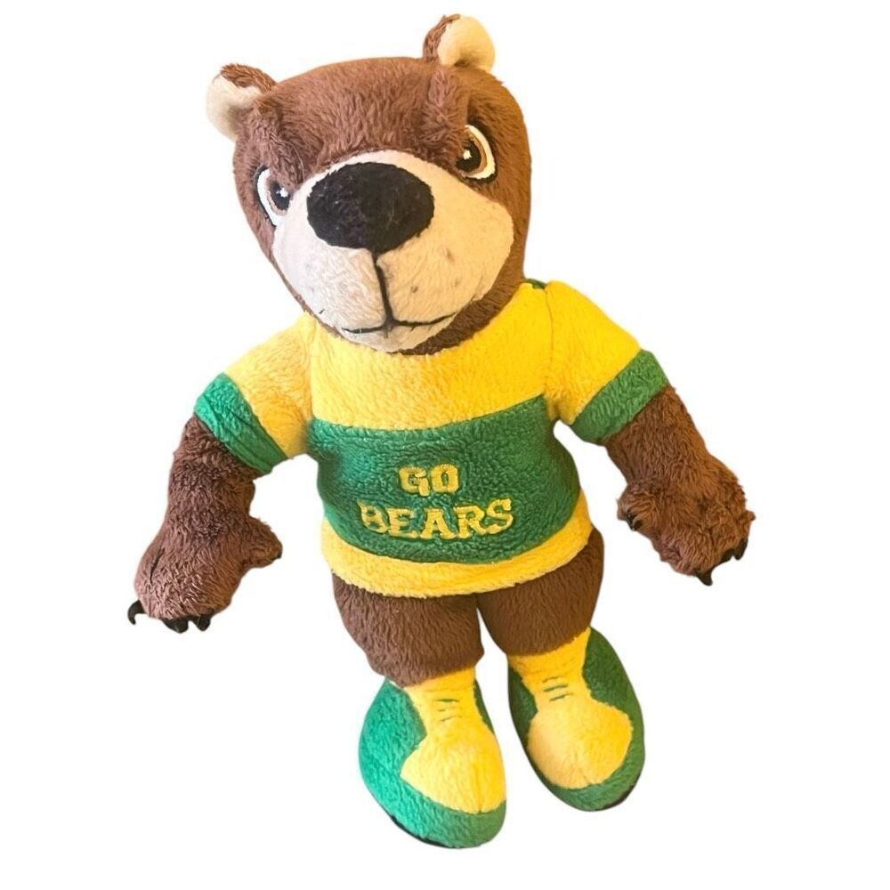 Baylor Vintage Mascot Stuffed Bear “‎ Go Bear” 10”